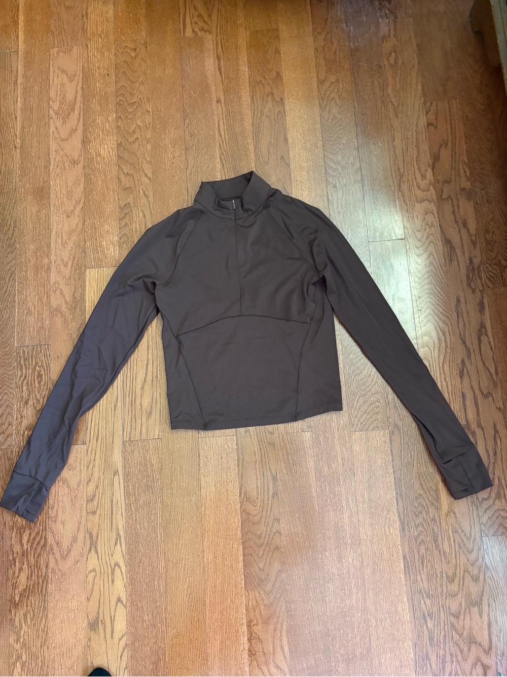 Adanola Ultimate Long Sleeve Quarter Zip Training Top.  Size Medium